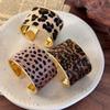 Multicolor Geometric Leopard Print Bangles Exaggerated Cuff Bangles  Hip Hop Style
