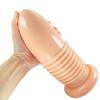 New Transparent Thick Anal Plug Adult Erotic Masturbation Massager  Expander for Unisex PVC Dildo Fisting Strap on Cock