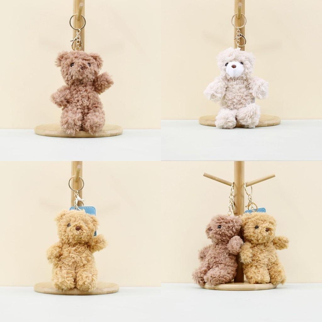 Bear Cute Plush Toy Doll Keychain Cartoon Bag Pendant Accessories Gift Children