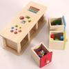 Children's Wooden Puzzle Toy Baby Drawer Box
