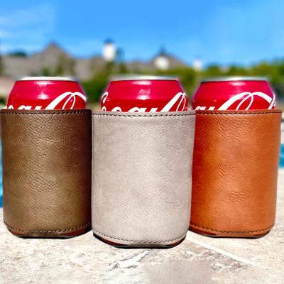 Bierflaschenhülle für Papa, Kunstlederhülle, hält Getränke kalt, tolles Geschenk zum Vatertag, Geburtstag oder zu jedem besonderen Anlass