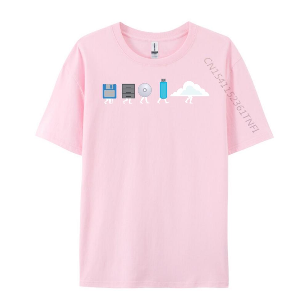 Storage Media Computer Science Evolution Graphic T Shirts 100 Cotton TShirt Letter