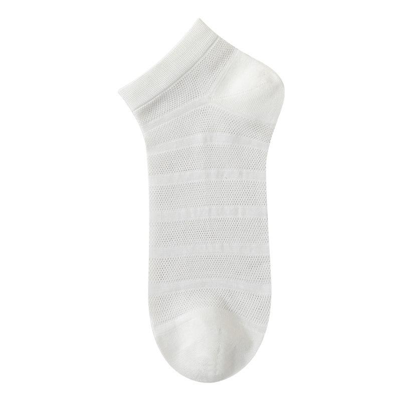 Men's Summer Ultra Thin Breathable Mesh 7A Antibacterial and Deodorizing Short Socks