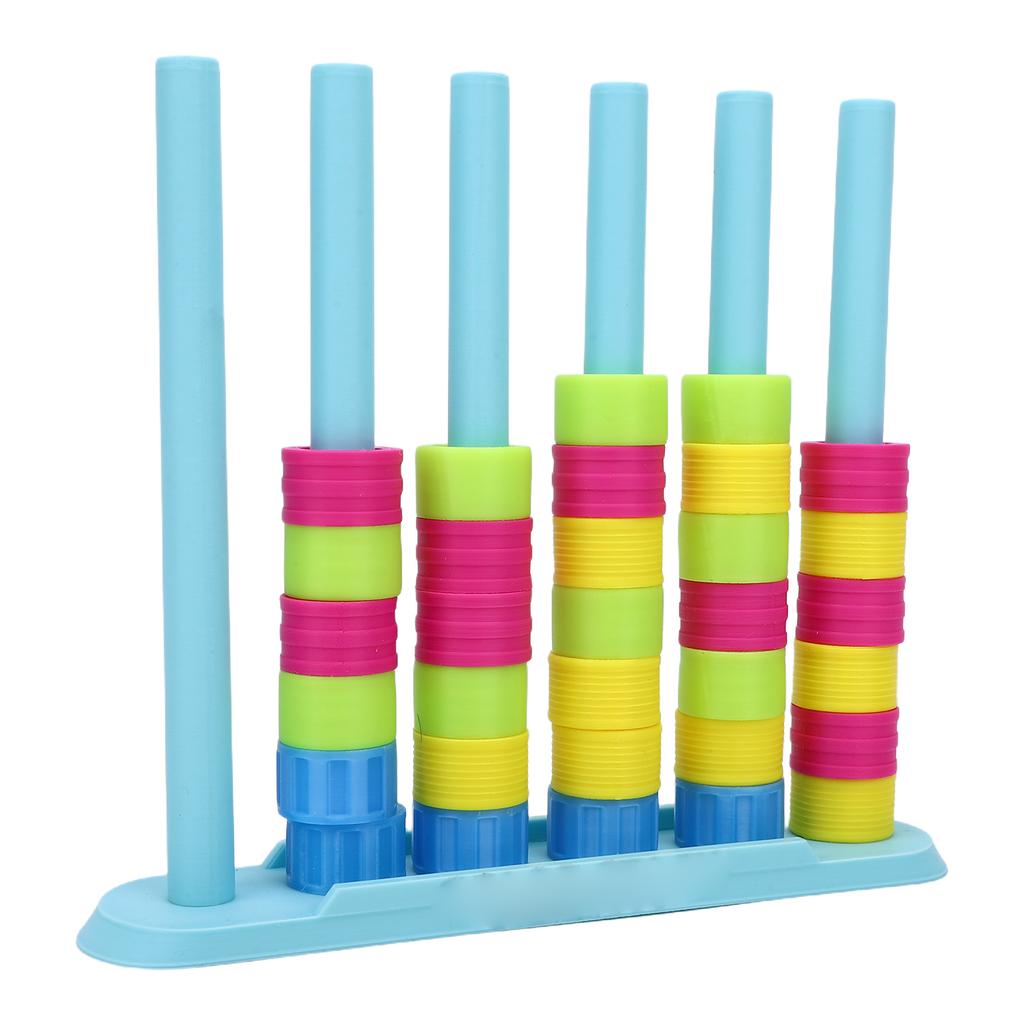 Color Matching Stacking Puzzle Game Educational Wooden Color Match Challenge Game for Kids