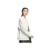 Adidas Lounge Bonded Warm Logo Sports Casual Long Sleeve Jacket Women Jackets Han-Jade-White JJ3546