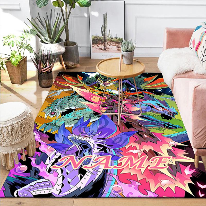 Custom 1Pc Heroic Adventures Unfold Rug Office Carpet Indoor Outdoor Entrance Doormat Nonslip Soft And Comfortable Living Room D2915133