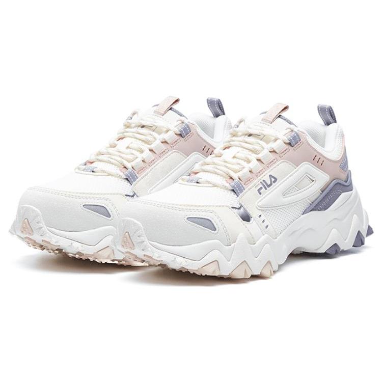(WMNS) FILA Oakmont Tr Chunky Sneakers 'White Pink Purple' Women's F12W242162AGR