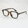 Vintage Brand Square Frame Myopia Glasses Prescription Nearsight Anti Blue Light Women Eyewear 89239