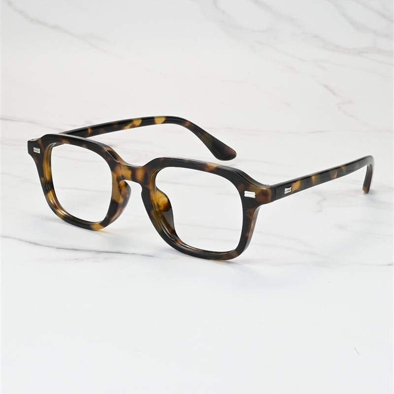 

Vintage Style Brand Design Rivets Square Glasses Frame Myopia Prescription Lenses Eyeglasses Prescription Lenses Nearsight Anti Blue Light Women s 0