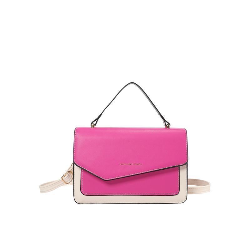 Stylish Urban Minimalist Retro Color-block Small Crossbody Handbag For Daily Use