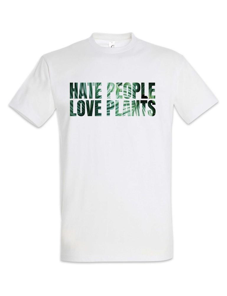 Hate People Love Plants T-Shirt Fans Fan Palm Nature Environmental Protection