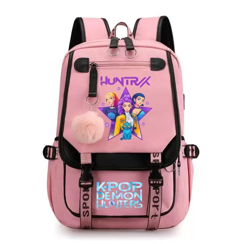 Witch Hunters Printed School Bag College Wind Large Capacity Junior High School Student Backpack