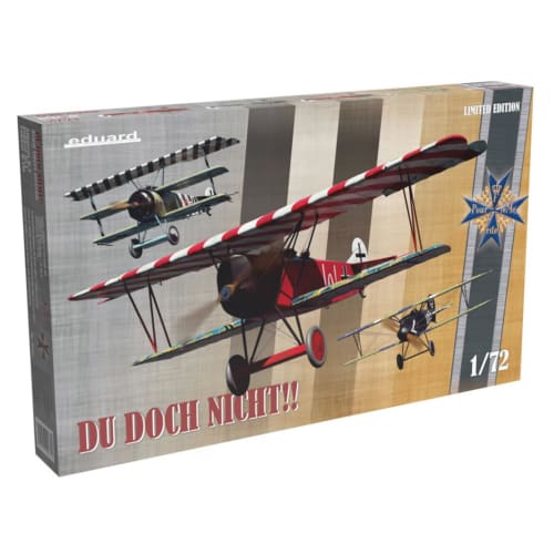 

Eduard 1/72 Limited Edition German Air Force Du Doch Nicht! (Don t Shoot!) Triple Combo Plastic Model Kit EDU2135