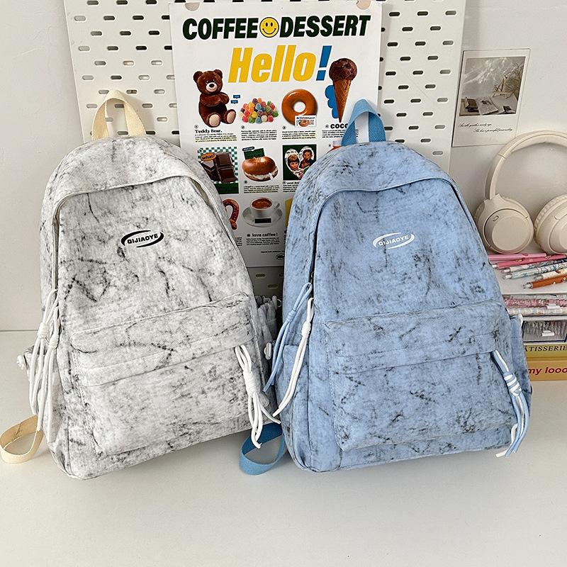 Schulranzen neuer Ins-Stil Tie-Dye-Schulranzen Damen Koreanische Version leichter Rucksack Mittelschülerin leichter Rucksack große Kapazität