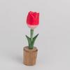 Wooden Sunflower Decor Figurine With Handcrafted Flower Carving For Gift Giving And Home Decor
