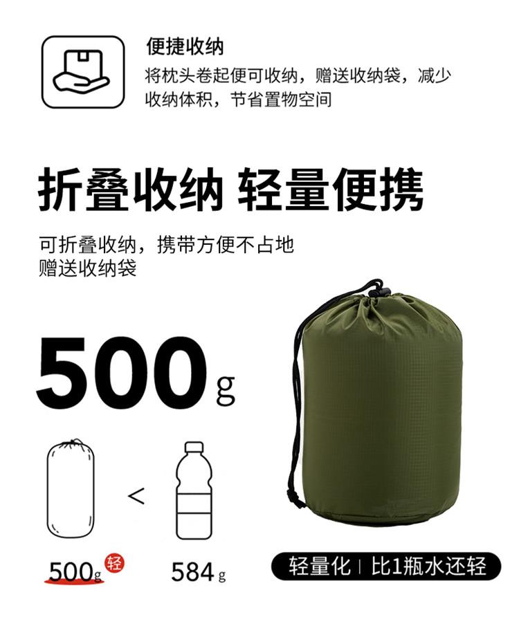 Yongyouwan Portable Memory Cotton Travel Pillow Portable Memory Cotton Travel Pillow Nap Pillow Travel Business Pillow Folding Small Pillow