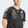 Adidas Mercedes-AMG Petronas Formula One Team Moisture-Wicking Solid Slim Fit Motorcycle Jacket Men jackets KE5325