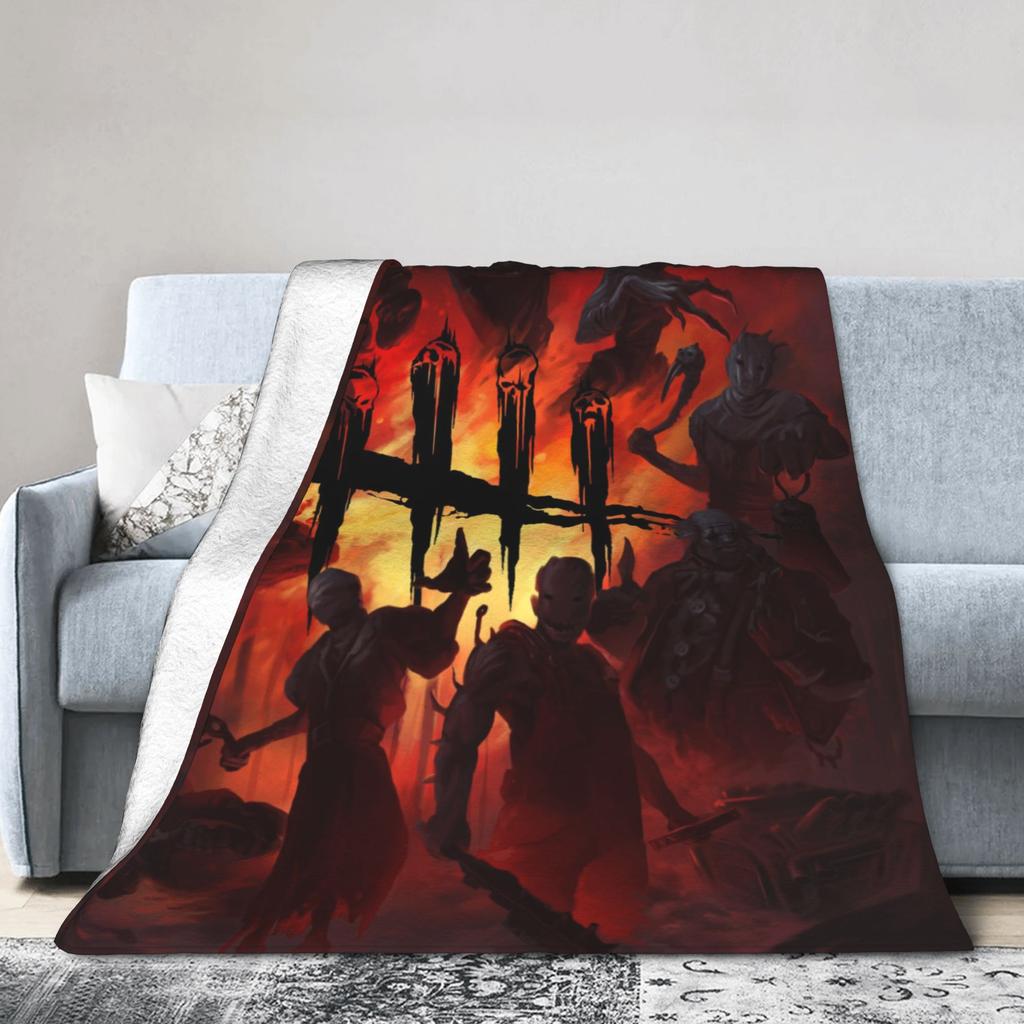 Deads by Daylights Soft Warm Blanket Girls Boys Plush Throw Blanket Funny Home Decor Flannel Bedspread Sofa Bed Cover