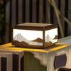 Modern Solar LED Pillar Light for Garden, Courtyard, or Hotel