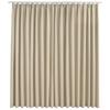 vidaXL Verdunkelungsvorhang mit Haken Beige 290 x 245 cm