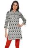 Moomaya Printed Side Slit Short Kurta Tunic For Women Summer Wear Ladies