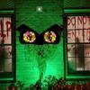 Halloween LED Eye Light Decoration Large Wooden Glowing Flashing Eye Light with 8 Color Modes for Bushes Trees Windows Yard Halloween Decor