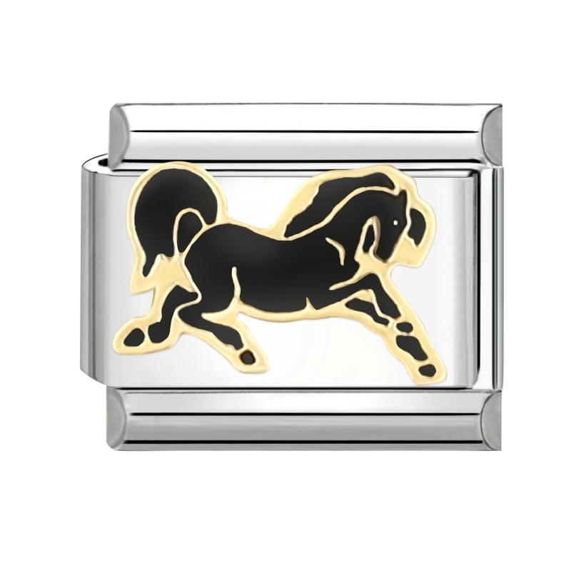 Negru Nr.8 Minge Ochi de Pisică Tai Chi Fluture Inimă Zale Charm Italian Se Potrivește Brățară 9mm Oțel Inoxidabil Femei DIY Făcând Cadouri