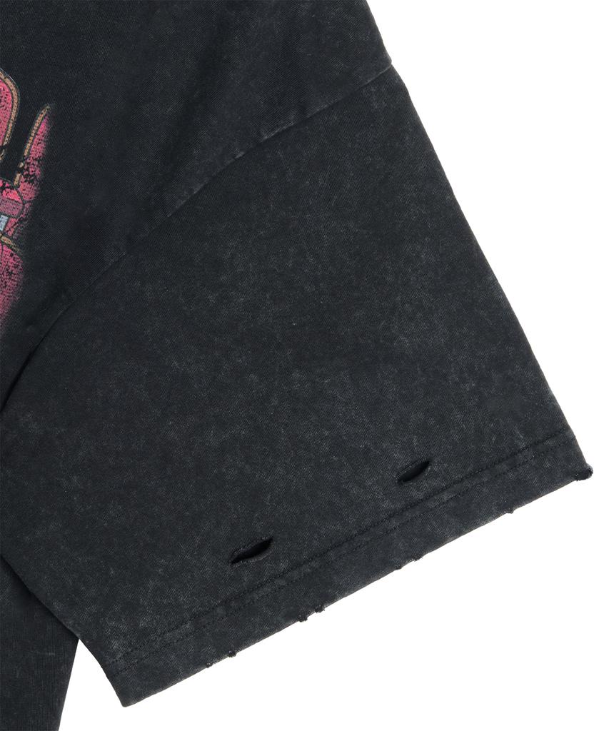 CNVS Betty Boop Cinema Oversized Short Sleeve T-Shirt_Charcoal