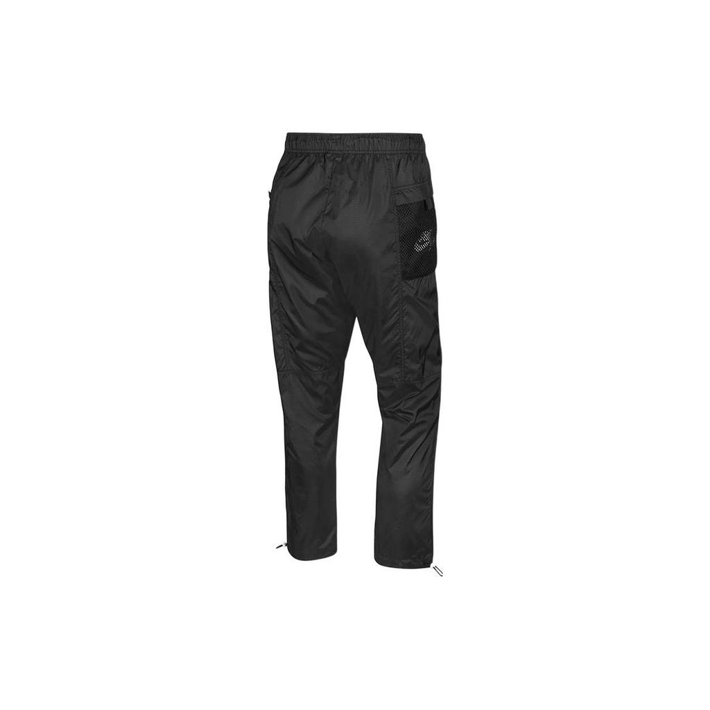 Men's Air Jordan Solid Color Logo Training Casual Bundle Feet Sports Pants/Trousers/Joggers Black DM1870-010