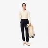 Lacoste Women's Slim Fit Rib Knit Crew Neck Cardigan AF2560-54N70V