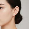 Fashion Zircon Wing Stud Earrings For Women Luxury Shiny Creative Angel Wings Silver Color Ear Studs Jewelry Gifts