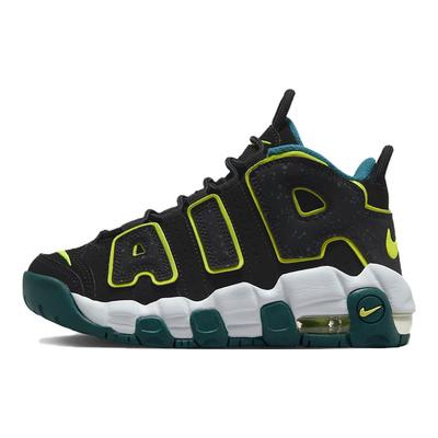 Air More Uptempo PS Black Geode Teal Kids Sneakers Clear-Jade Volt DZ2810-001