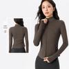 Damen-Langarm-Yoga-Jacke mit Fleece-Futter und Taschen - Schlankmachend, Warm und Ideal zum Laufen
