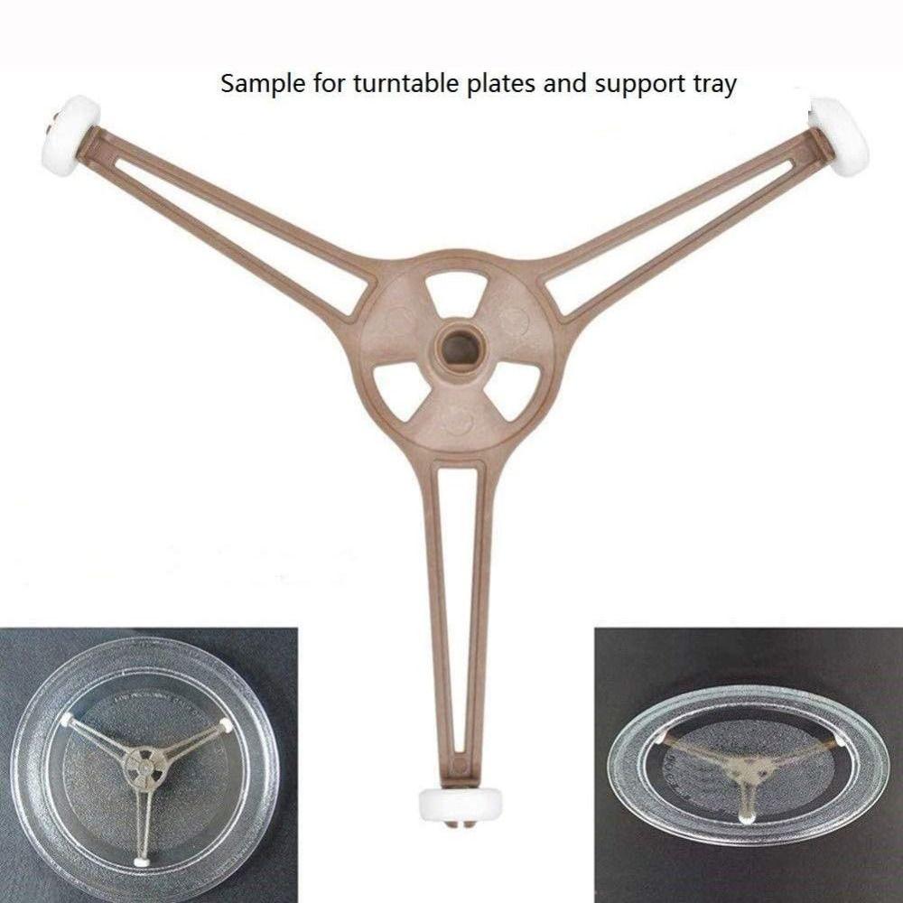 Mikrowellen-Glasplatte mit flachem Boden 24,5cm/25,5cm Mikrowellen-Ersatzplatte Kleine Mikrowellen