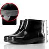 Non-slip Waterproof Shoes Fashion Overshoes Kitchen Chef Rain Boots Men's Rubber Boots Rain Boots Adult Four Seasons Work Short Tube