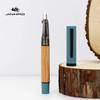 JINHAO 58 Wood Fountain Pen High Quality Colors Student F EF Nib Ink Pen Calligraphy Pen Stationery School Office Supplies