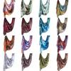 180×85cm Water Print Shawl Hijab Scarves Muslim Ethnic Woman Chiffon Silk Bandanas Printed Hijabs