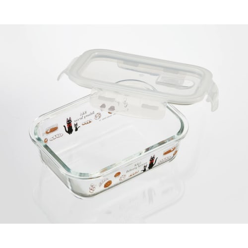 Skater Storage Container 650ml M Heat Resistant Glass Oven Microwave Dishwasher Safe with Lid Valve Kiki's Delivery Service GBST7-A