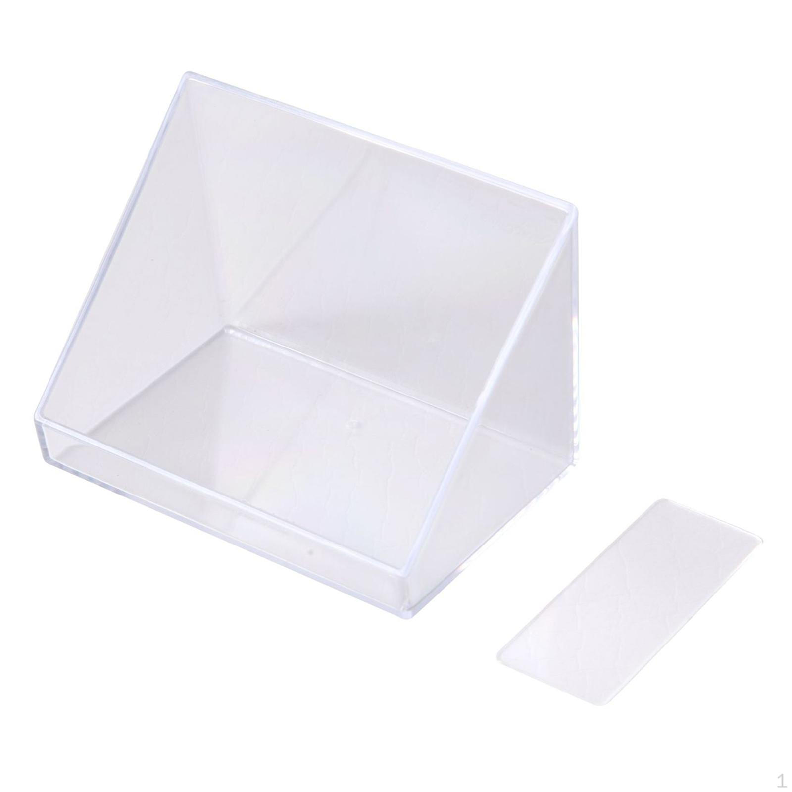 Настенный органайзер-короб Настенный дисплей Наклонный контейнер Плавающая полка для шкафов Офис чистый