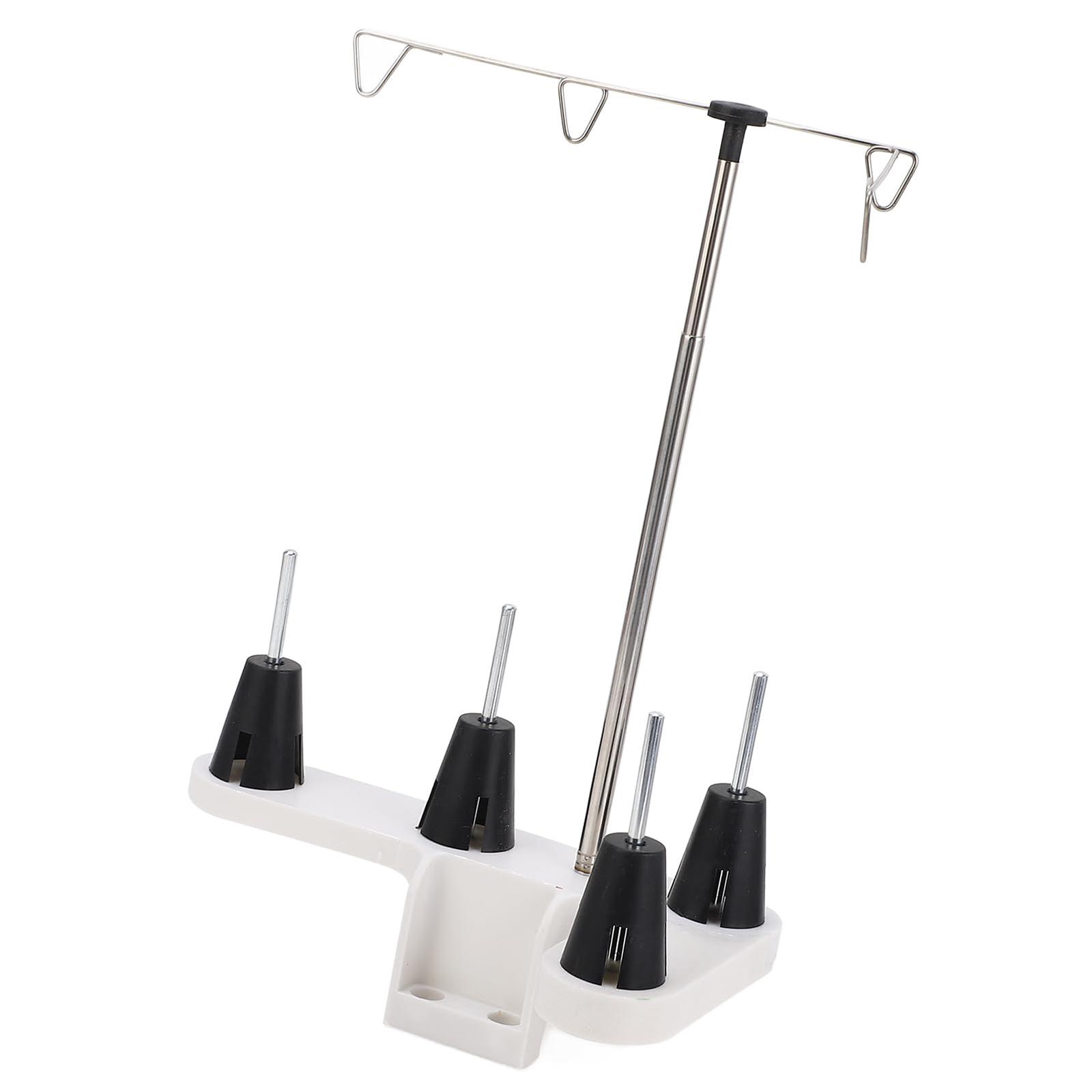 

Подставка для швейных ниток Держатель для катушек ниток Практичный держатель для вышивальных ниток Подставка на 4 катушки Аксессуары для швейной машины