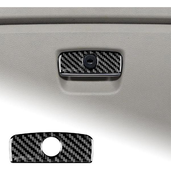 

AIRSPEED Carbon Fiber for BMW E82 E88 2008-2013 Center Console Dashboard Cover Interior Passenger Side Trim Set (2pcs) Glove Box Panel