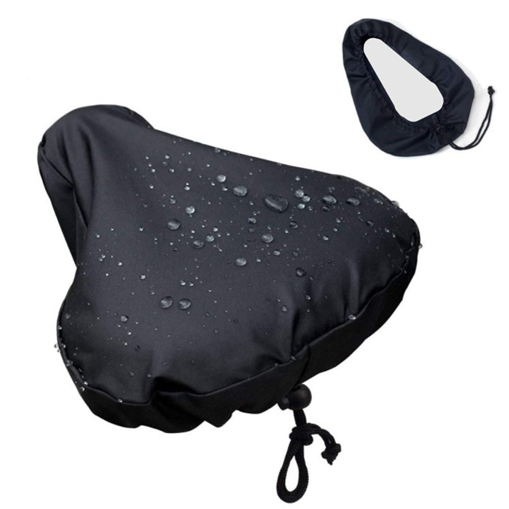 Bike Seat Waterproof Cover Bicycle Saddle Cover Protective Cloth Cushion UV Rain Dust Protector Outdoor Biking Guard Accessories