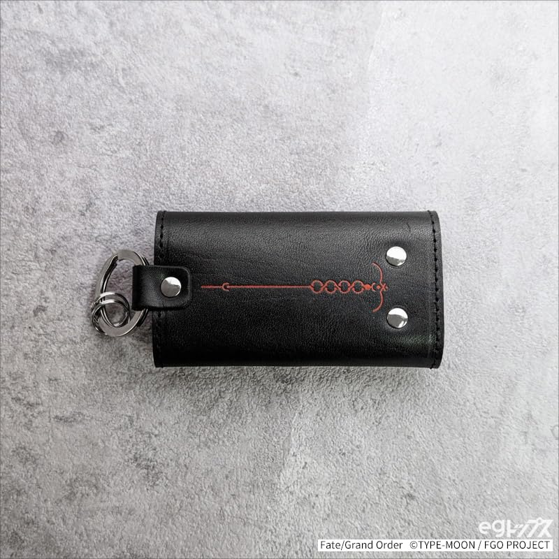 Order Leather Key Case Pendragon Official Licensed Product Made In Japan Unisex Character Goods Black [eg Tops] Fate/Grand Ver. Saber/Artoria [Alter]