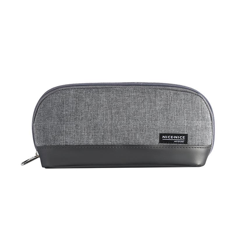 Retro Japanese-Style Multi-Functional Stand-Up Pencil Case for Students