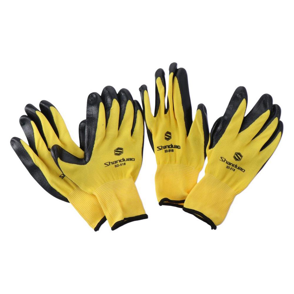 1 Pair Black Welding Protective Gloves Cowhide Heavy Duty Leather Soldering Accessory Cooking