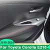 For Toyota Corolla -   2024 E210 ABS Car Window Glass Lift Switch Panel Armrest Decoration Cover Accessories