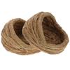 2pcs Straw-woven Breeding Nests egg-laying Nests Small Chicken Laying Nest Small Animal Bird Sleeping House Chicken Coop