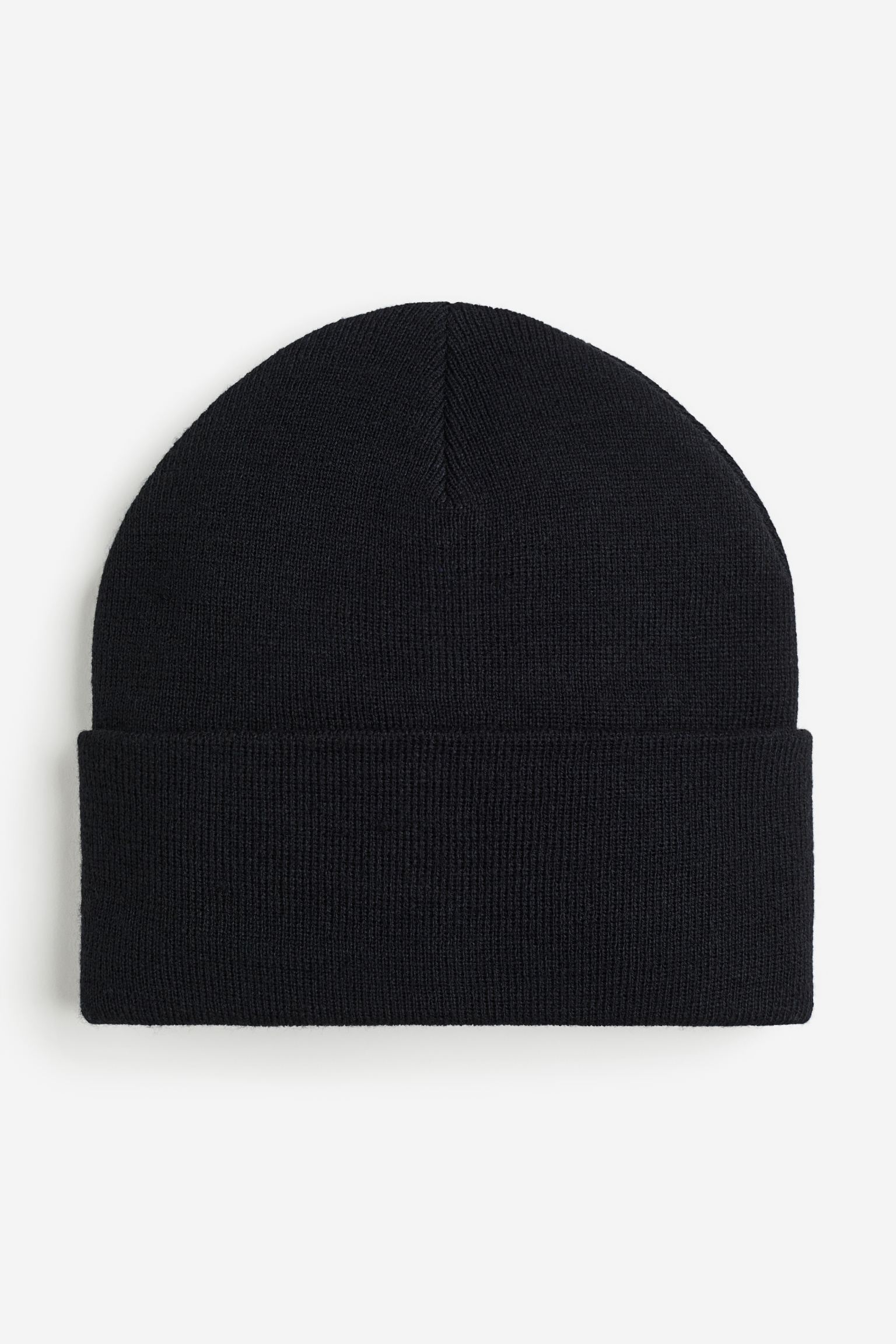 

Шапка ребристой вязки