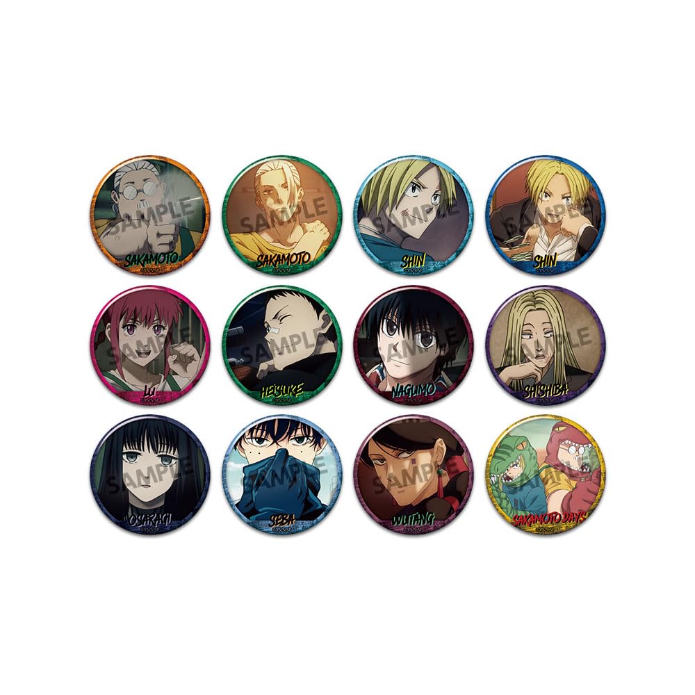 SAKAMOTO DAYS Can Badge Collection Vol.2 (50 Badges In 1 Box)