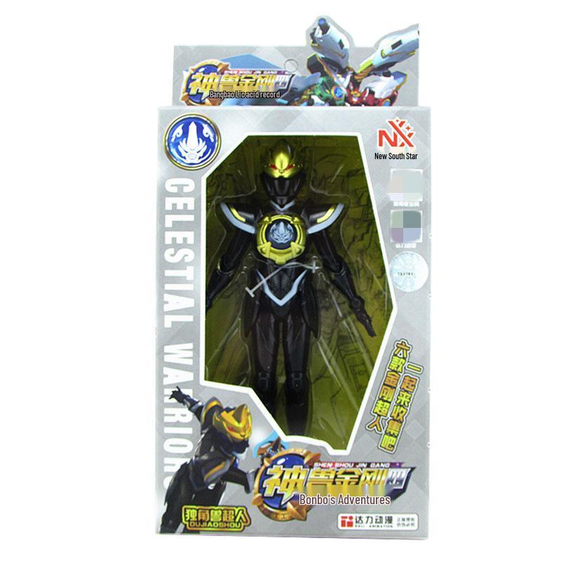 Adventure 6-in-1 Transforming Robot: Azure Dragon, Qilin, Lion, Kong, Beast King
